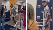 ¡Lesionado y con bastón! Así llegó Neymar a su lujoso crucero con casino, shows, parque acuático y más