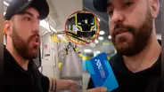 Español usa la Línea 2 del Metro en Perú y recorre la ruta Ate-Callao: “Se parece al de Barcelona”