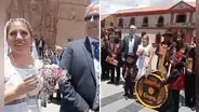 Son virales tras boda en la catedral de Puno: la historia de amor entre un canadiense y una puneña
