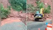 Carretera que une San Martín y Loreto está bloqueada tras derrumbe provocado por lluvias