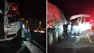 Más de 5 personas heridas deja choque entre camión y miniván en carretera Arequipa-Juliaca