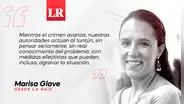 No llores porque te mato, por Marisa Glave