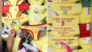 Emprendedores de Gamarra ofrecen peculiares prendas para Año Nuevo 2024: “En Perú nunca te aburres”