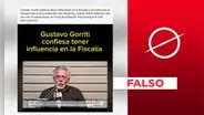 Gustavo Gorriti no aseguró en entrevista que “tiene poder de suspender diligencias fiscales”