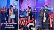 Adulto mayor se gradúa en la UNI y agradece a sus padres por el apoyo: “Nunca es tarde para aprender”