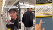 Joven se sorprende al viajar en el primer metro subterráneo del Perú: "Parece EE. UU."