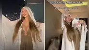 Paula Manzanal sorprende con peculiar ritual para la prosperidad: "Santa Paula de la abundancia"