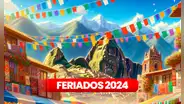 ¿Cuáles son los meses del 2024 que no tienen feriado en Perú?