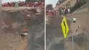 Barranco: bañistas arriesgan su vida al bajar desde acantilado de Costa Verde para entrar a playas