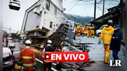 Terremoto en Japón EN VIVO: réplicas, daños y trabajos de rescate del sismo de 7.6 que deja 73 muertos