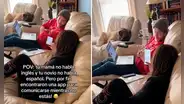 Novio no habla español y la madre de su pareja no sabe inglés, pero se comunican de peculiar forma