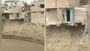 SMP: viviendas de la av. Nicolás Dueñas estarían a punto de colapsar tras crecida de río Rímac