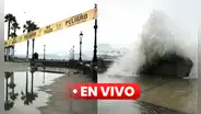 Oleajes anómalos en Perú: cierran bahía de Ancón y prohíben ingreso a playas