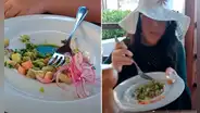 Jóvenes piden ceviche peruano en México, pero terminan decepcionados: “No debe tener zanahoria”