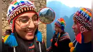 Brasileña visita Machu Picchu por primera vez y se emociona: “Me siento peruana, es un sueño”