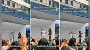 Enfermera del Instituto Arzobispo Loayza sacó los pasos prohibidos en feria laboral: “Se robó el show”
