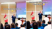 César Acuña comete error durante discurso con personal de salud: “Vamos a ponerle fuerza el 2014”