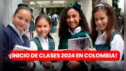 Inicio de clases 2024: calendario escolar y fecha de vuelta a los colegios en Colombia