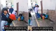 Mujer agrede a adulta mayor en plena vía pública de Cajamarca