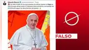 No, el papa Francisco no ha aparecido en la supuesta "lista de Epstein"