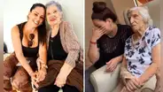 Melissa Klug llora al llevar sorpresa a su abuela por su cumpleaños 97: "Qué bendición, gracias, Dios"