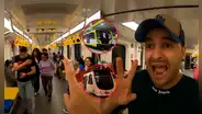 Español sube a la Línea 2 del Metro de Lima y lo compara con el de Madrid: “Incluso es más moderno”