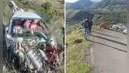 Docente fallece tras la caída de un auto a abismo de más de 100 metros en Ayacucho