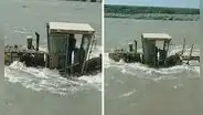Maquinista quedó atrapado en maquinaria tras crecida del río Cañete en Lima