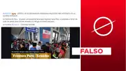 Foto no es de “cientos de ecuatorianos ingresando a Perú” huyendo del conflicto armado en Ecuador