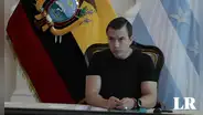 Noboa advierte a autoridades ecuatorianas: "Si colaboran con terroristas, serán juzgados"