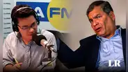 Rafael Correa pierde los papeles en entrevista con La FM Radio: "Seré presidente de Ecuador si me da la gana"
