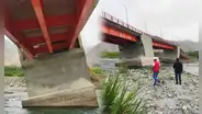 Puente Concón, la estructura construida hace 2 años que está a punto de colapsar en río de Lunahuaná