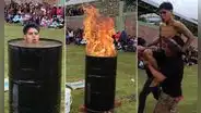 ¡Bajo agua y fuego! Danzante de tijeras sorprende tras vencer retos en Huancavelica