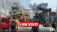 Incendio en Cercado de Lima EN VIVO: 41 unidades de bomberos atienden emergencia de código 4