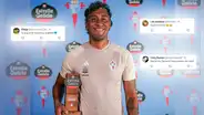 Renato Tapia es elegido el jugador del mes por Celta, y los hinchas lo elogian: "¡Qué grande eres!"