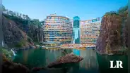 El lujoso hotel que desafía las leyes de la arquitectura: no fue construido hacia arriba, sino bajo el agua