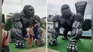 ¡Los Transformers siguen en Perú! Construyen enorme escultura de Optimus Primal en Tarapoto