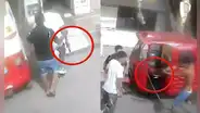 Comas: agresor de mototaxista resulta herido por disparo de su propia arma de fuego