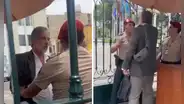 Asesor de Fuerza Popular agrede y amenaza a policía en la puerta del Congreso: "Te jodiste h....."