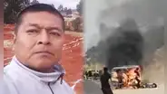 Piura: hombre muere calcinado y sus 3 hijas quedan graves tras accidente de tránsito en mototaxi
