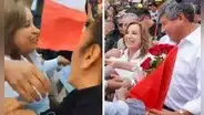 Dina Boluarte es recibida en medio de insultos y pifias en inicio de obra: "Ayacucho te repudia"