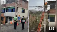 Arequipa: niño muere electrocutado tras tocar cable de poste que colgaba afuera de su vivienda