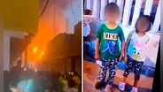 Incendio en Los Olivos: rescatan a niños que habrían sido encerrados en minimarket