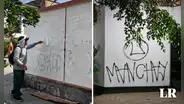 Hinchas de Universitario restauran casas de Ate y La Molina que fueron vandalizadas