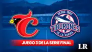 Tiburones de La Guaira vs. Cardenales de Lara EN VIVO: horario y dónde VER el juego 3 de la Serie Final por la LVBP