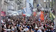 24E: paro nacional contra ley ómnibus de Javier Milei