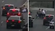 Camioneta arrolla a ladrones que huyeron con S/52.000 tras robar en Real Plaza Centro Cívico