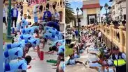 Deportivo Garcilaso entrenó en plaza de Armas en Cajamarca: “Nada ni nadie nos para”