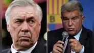 Ancelotti y su tajante respuesta a Laporta por decir que LaLiga y árbitros favorecen al Real Madrid