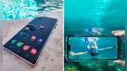 ¿Cuál es la diferencia entre un celular 'acuático' y uno resistente al agua?